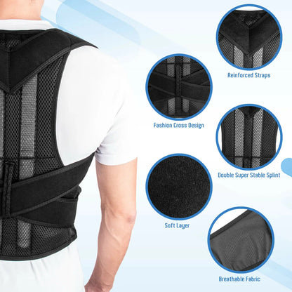 Correcteur de Posture Ajustable : Retrouvez l'Équilibre!