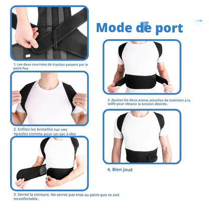 Correcteur de Posture Ajustable : Retrouvez l'Équilibre!™