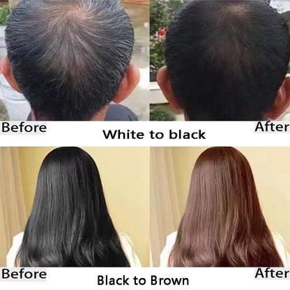 Shampoing Colorant Naturel 3-en-1 aux Herbes - Éclat Jeunesse Instantané™