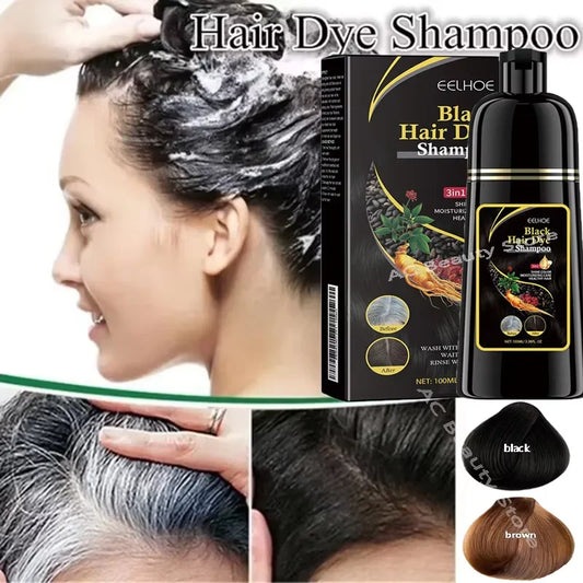 Shampoing Colorant Naturel 3-en-1 aux Herbes - Éclat Jeunesse Instantané™