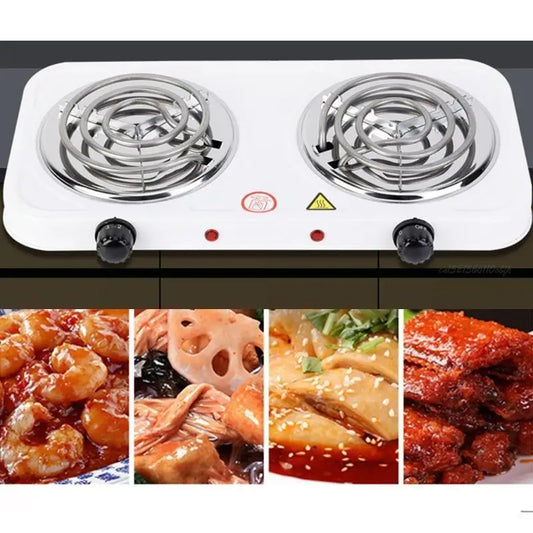 Double Plaque Chauffante Électrique Portable – Cuisine Simplifiée™