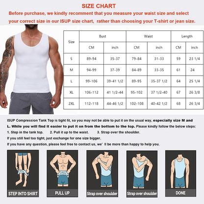 Chemise de Compression Amincissante pour Homme