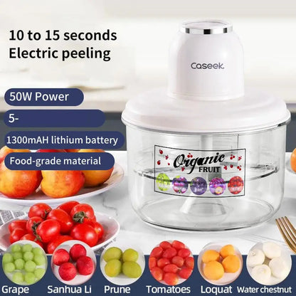 Éplucheur Électrique Multifonctionnel - Gain de Temps Garanti!™