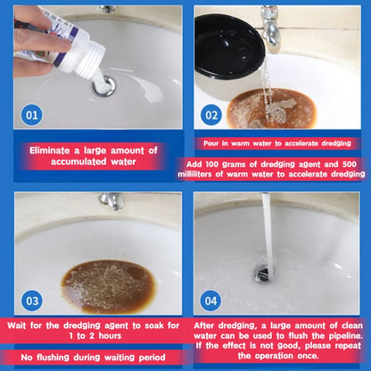 Déboucheur Puissant 100g – Dites Adieu aux Canalisation Bouchées!™